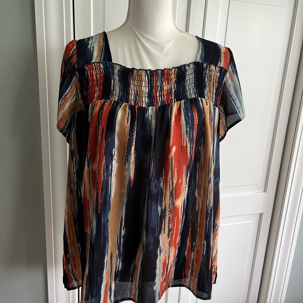 Floral and Ivy Blouse  Size M
